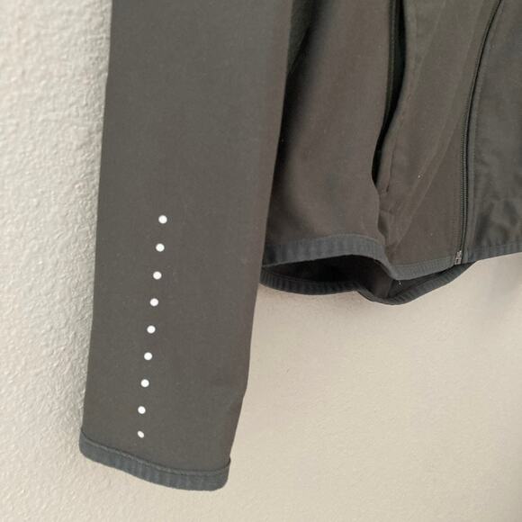 Old Navy Active Full Zipper Track Running Jacket - Black - Small - Picture 2 of 7